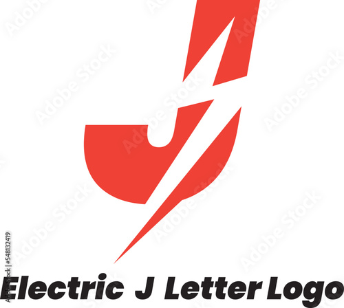Electric J Letter Logo