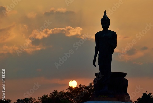 The big buddha in Bangkok,Thailand. 