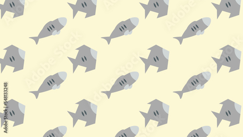 Fish food underwater pattern design