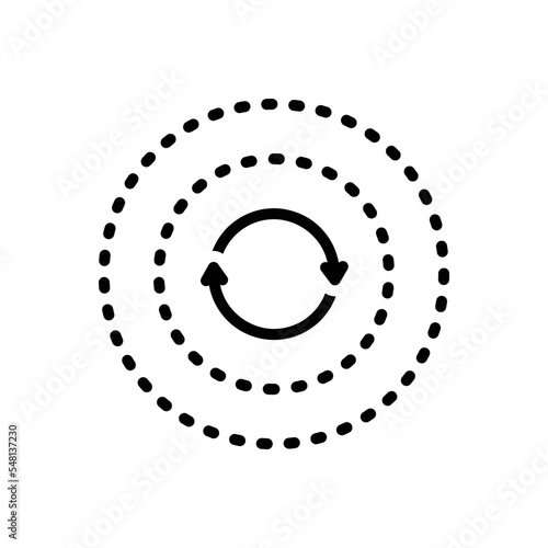 Black line icon for consist
