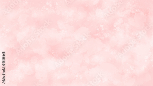 雲流紙のような和風ふんわり背景(ピンク)