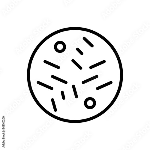 Black line icon for occasionally