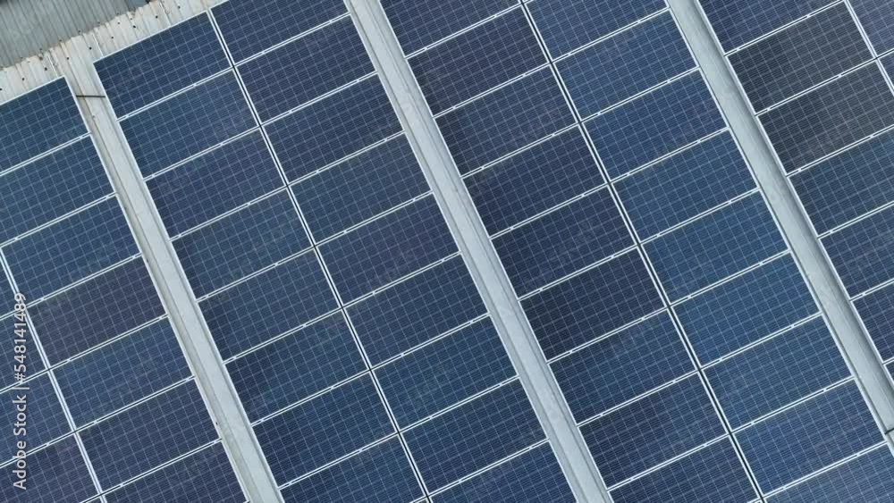 Solar Panel Module Zoom In Zoom out solar panels on the roof of an industrial plant. Solar energy ...