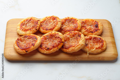 Banquet table with variety of stuffed pies pastry © fotofabrika