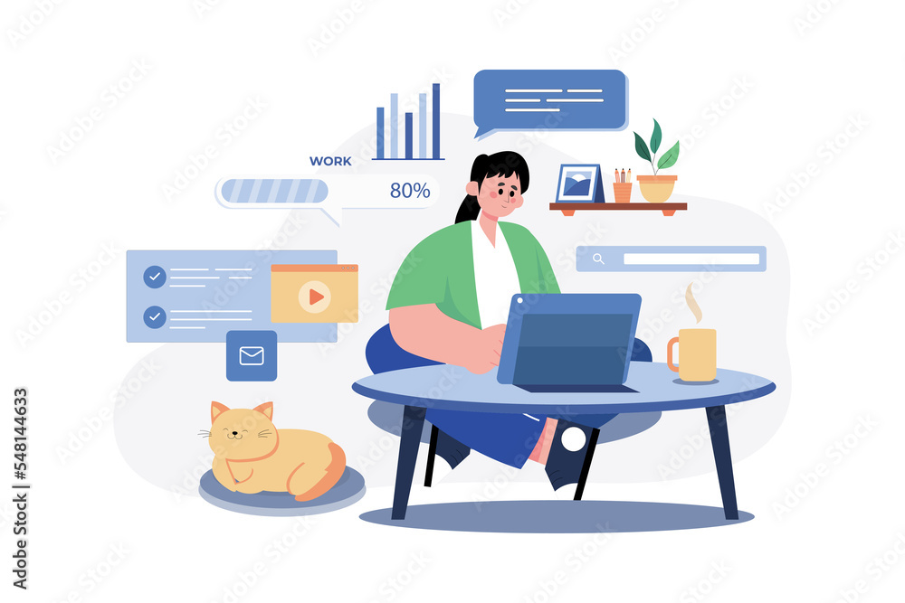 Women Working At Home Women Working At Home