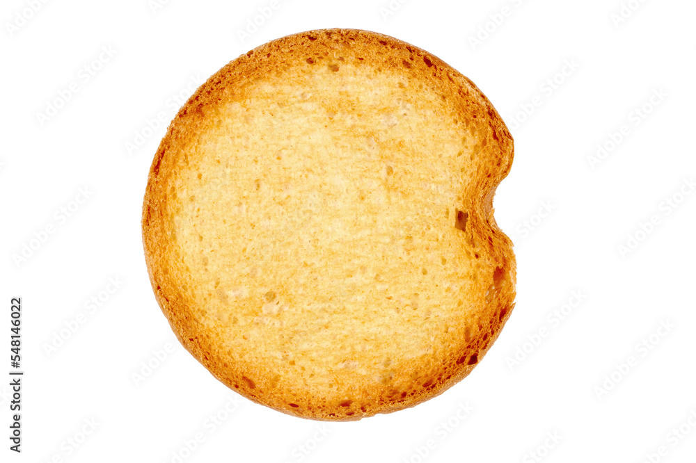 Round besquit for a sandwich. Bread for toast on a white background. Round besquit for a sandwich. Bread for toast on a white background.