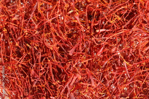a close up of saffron