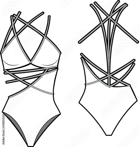 women bikini and underwear sets. strappy for board