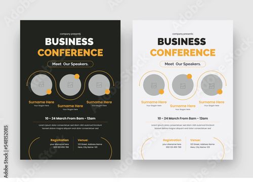 Conference Flyer Template, Business Conference Flyer