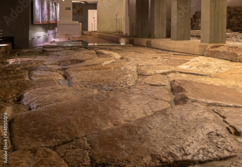 Trento city: archaeological area - Underneath the historic centre of Trento we find the ancient Roman city of Tridentum - Trentino Alto Adige, northern Italy