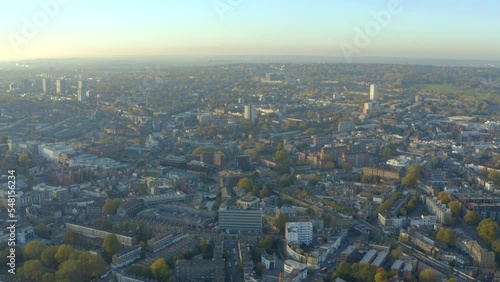 Wallpaper Mural Aerial shot towards Camden Town London and canal Torontodigital.ca