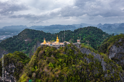 Wallpaper Mural Aerial view of Wat Tham Suea or Tiger Cave Temple in Krabi, Thailand Torontodigital.ca