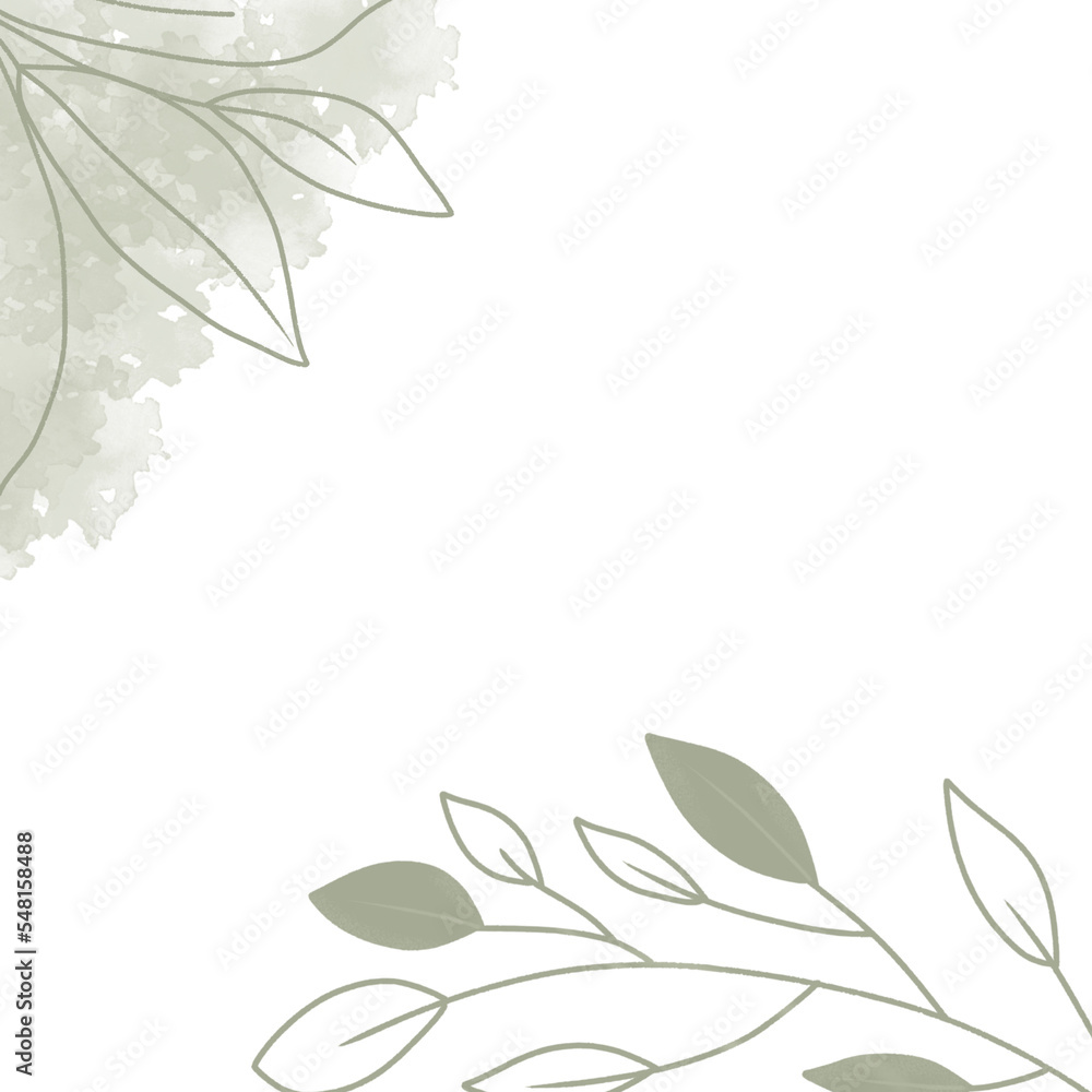 background with leaves png illustration. Perfect for anniversary, birthday, flyer, invitation, wedding, presentation, etc