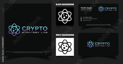 Crypto Digital Lab Token logo Vector Design