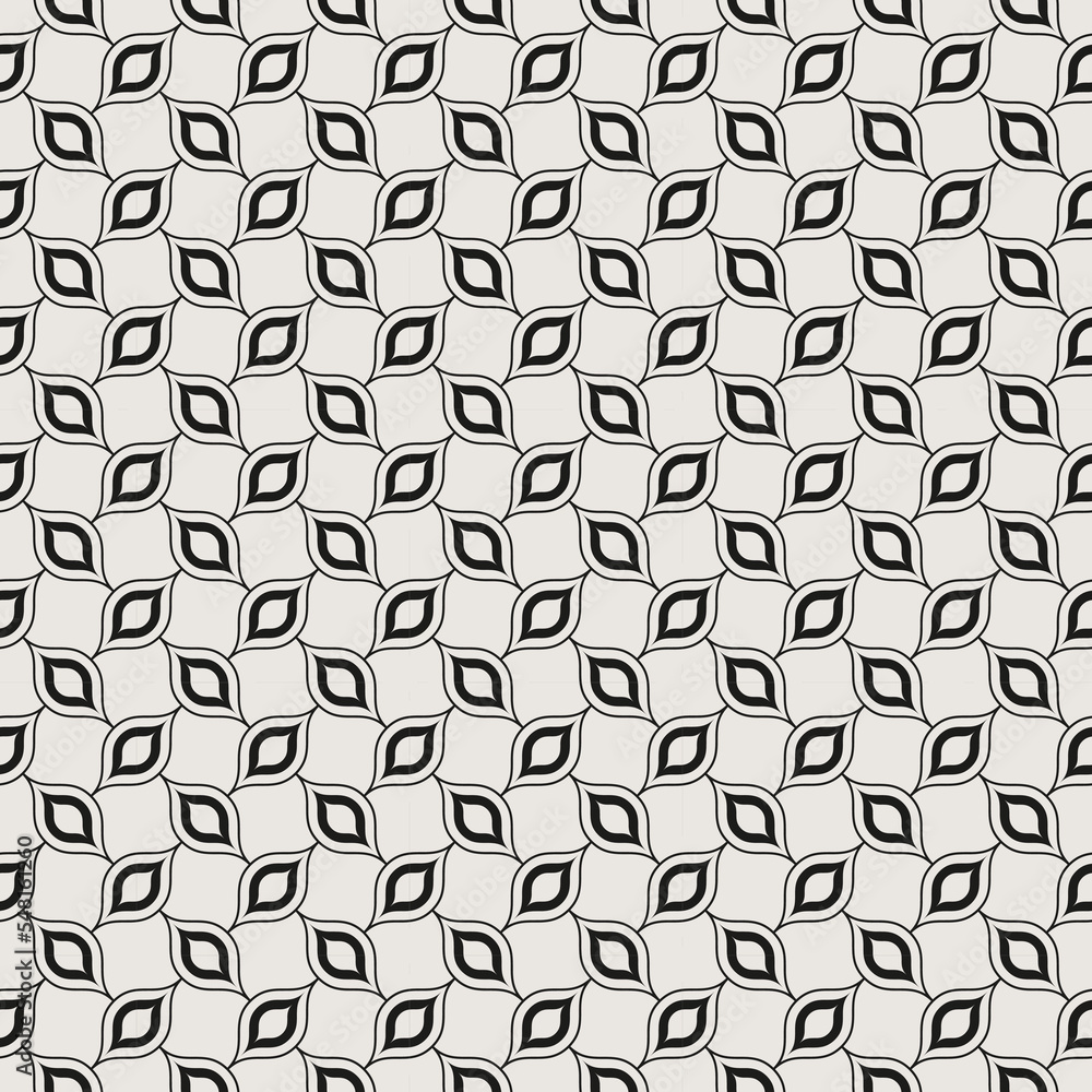 Essential geometric seamless vector pattern. Neutral and timeless abstract repeating pattern for packaging and backgrounds.
