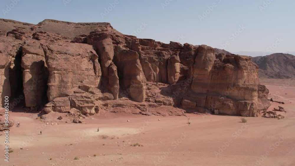 King Solomon's Pillars in Timna Valley national park, Israel. King Solomon's Pillars in Timna Valley national park, Israel.