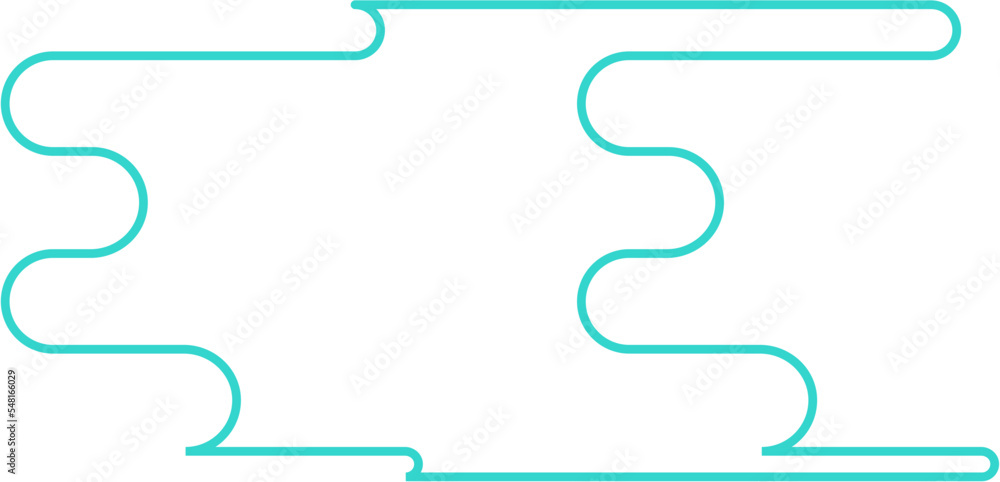 Abstract Minimal Round Shape Vector Outline Abstract Minimal Round Shape Vector Outline