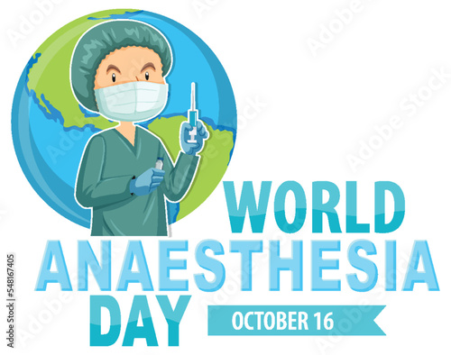 World Anaesthesia Day Logo Design
