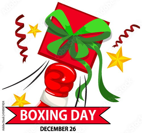 Boxing day banner design