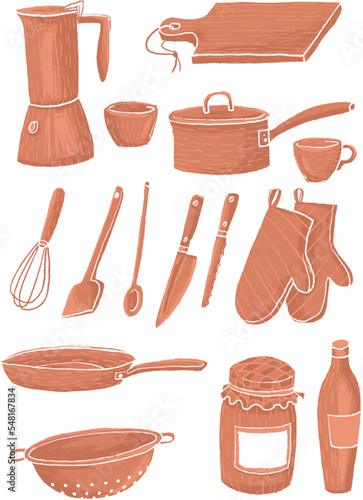 Set - Ausstattung: diverses Zubehör für Küche, Kochen und Essen