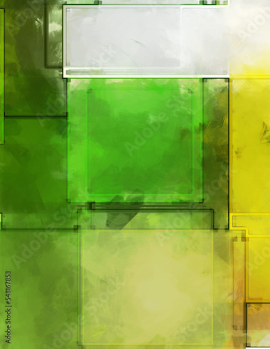 Modern art. Colorful contemporary artwork. Color strokes of paint. Brushstrokes on abstract background. Brush painting.