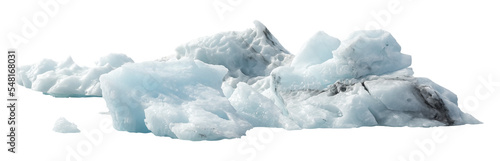 Isolated PNG cutout of an iceberg on a transparent background