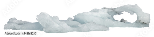 Isolated PNG cutout of an iceberg  on a transparent background