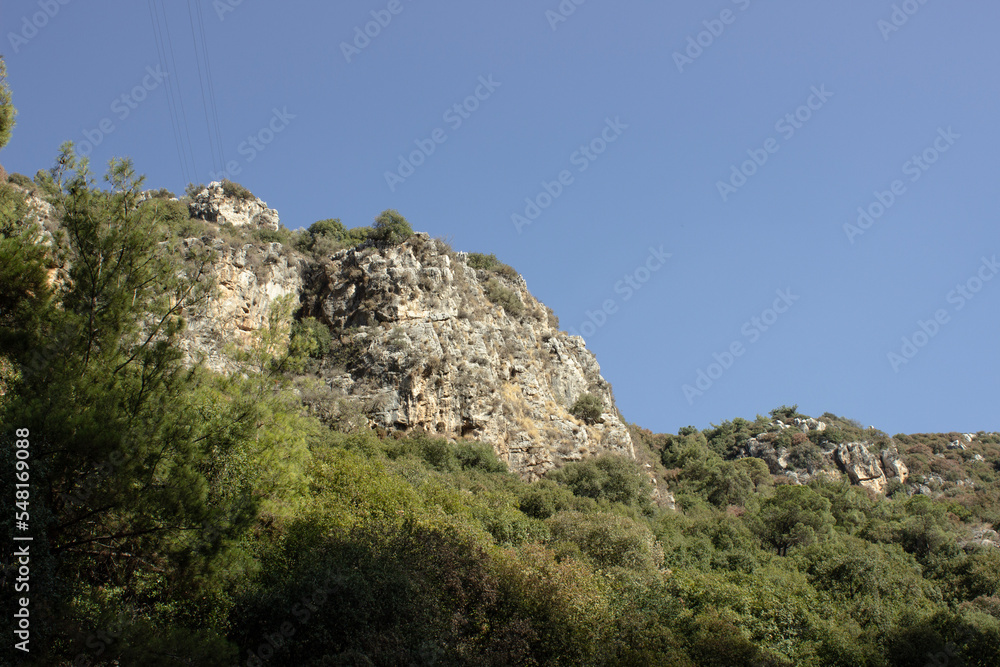 Green Rocky Hill at harissa Mountain, Lebanon
