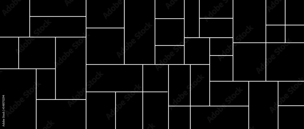 Empty photo collage template of 41 parts. Frames for photo. Collage concept. Vector Illustration. Empty photo collage template of 41 parts. Frames for photo. Collage concept. Vector Illustration.