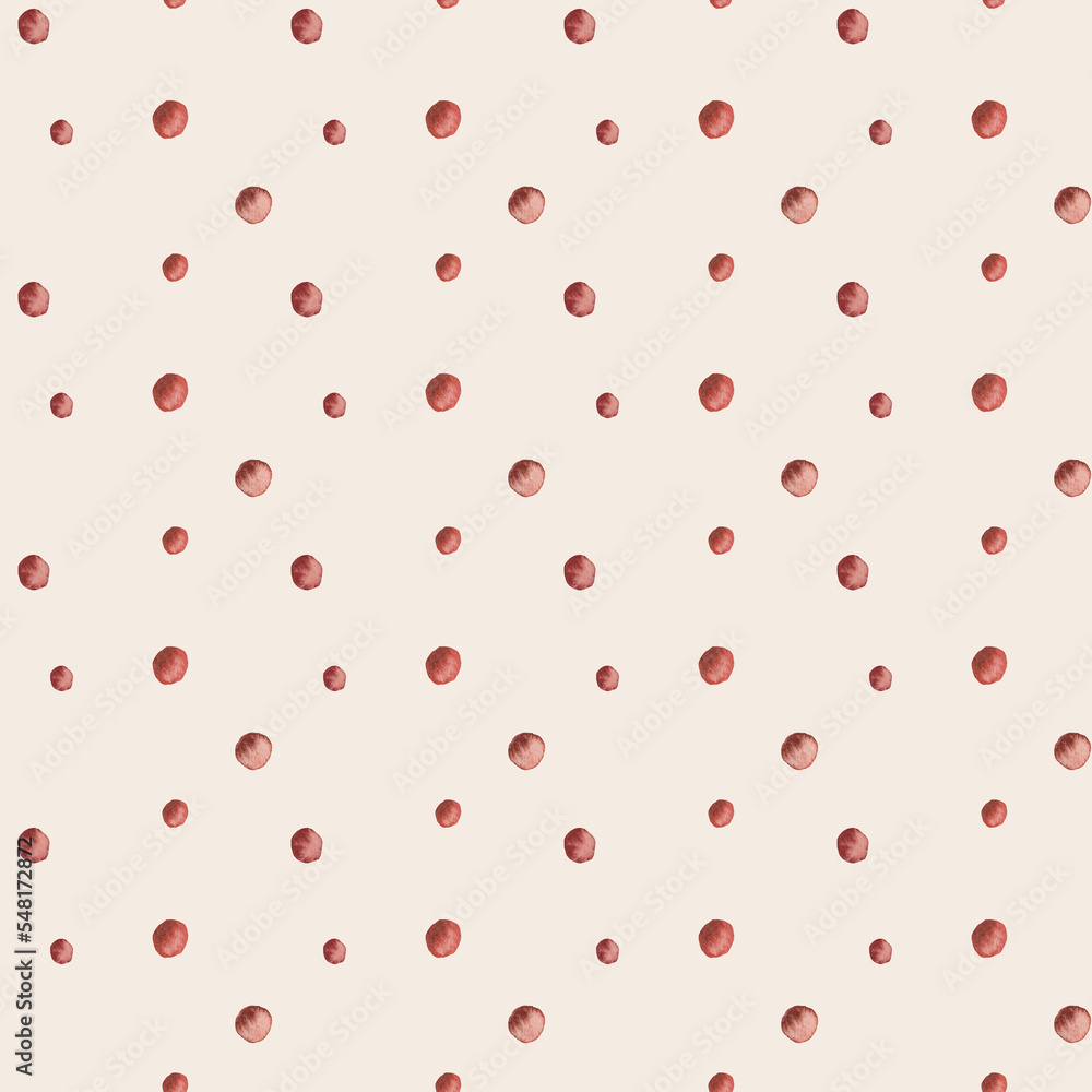 Abstract seamless pattern in red colors, Valentine's Day, New Year, on a white background, for your design