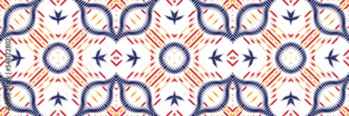 Ikat Seamless Pattern tribal Aztec Embroidery, Ikat stripe Digital textile Asian Design for Prints Fabric saree Mughal Swaths texture Kurti Kurtis Kurtas, Motif Batik