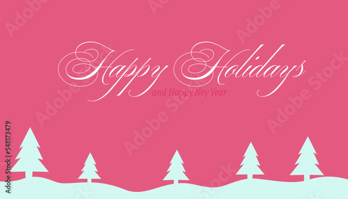 Happy Holidays card