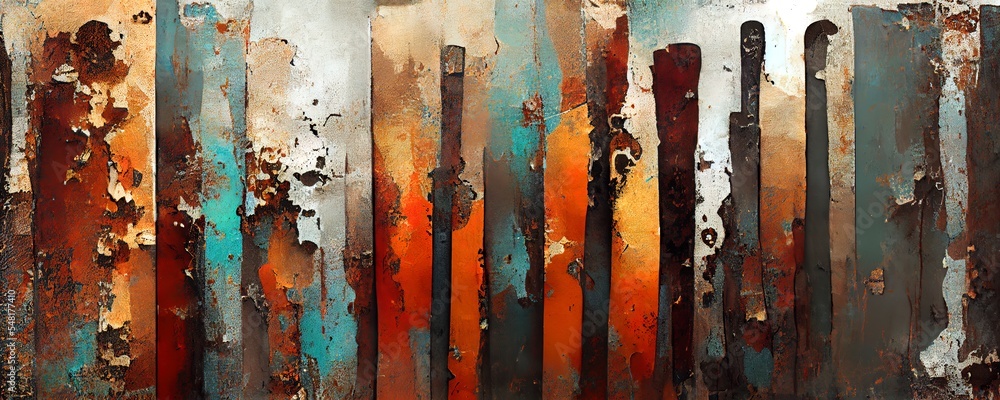 Rusty Dripping Background Grungy rusty metal texture background. Metal and rust as grunge ...