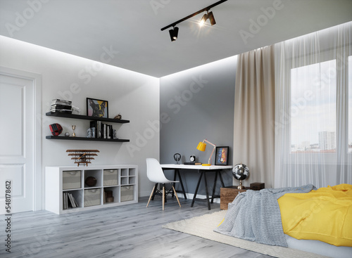 Canvastavla Chambre Ado moderne