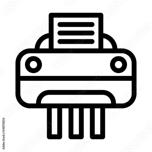 paper shredder icon