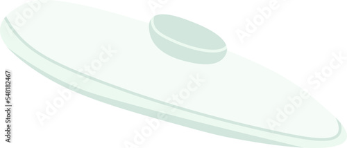 Pot lid flat icon flat icon Dishware for cooking