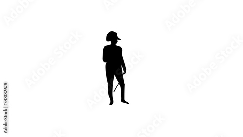 Napoleon silhouette