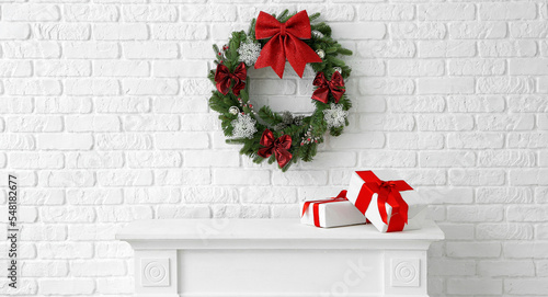 Beautiful Christmas wreath ...