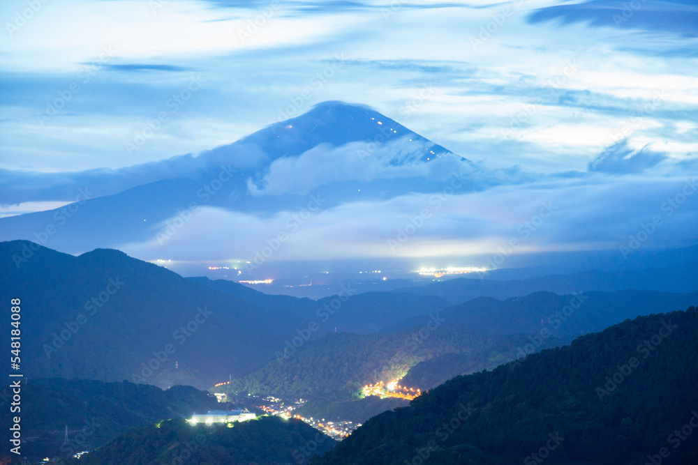 Mt.Fuji and night view