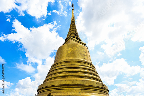 Golden Mount ,Wat Saket Ratchaworamahawihan Rong Mueang, Pathum Wan, Bangkok, Thailand
With the Temple of the Golden Mount (Phu Kaho Thong) photo