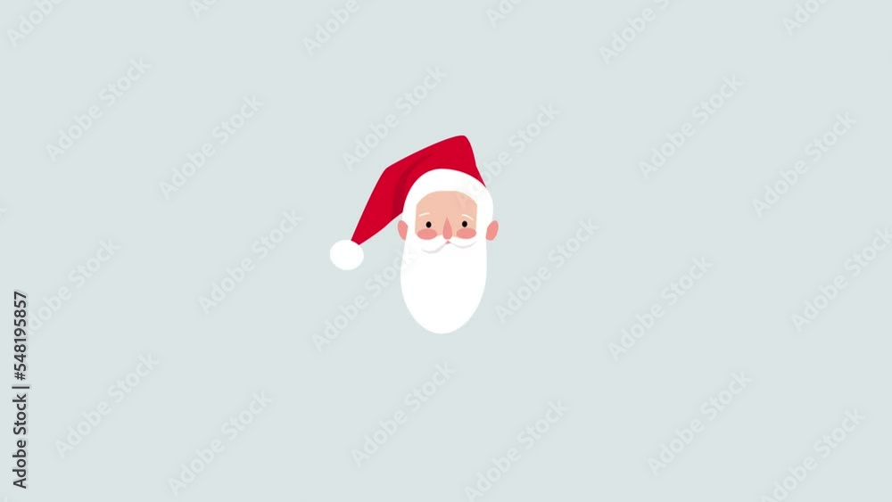 Christmas Animated Greeting Card. Gingerbread Cookie, Snowman, Santa Claus Jimping On White Background. Merry Christmas Text animation With Christmas Tree. Greeting Card Animation Christmas Animated Greeting Card. Gingerbread Cookie, Snowman, Santa Claus Jimping On White Background. Merry Christmas Text animation With Christmas Tree. Greeting Card Animation