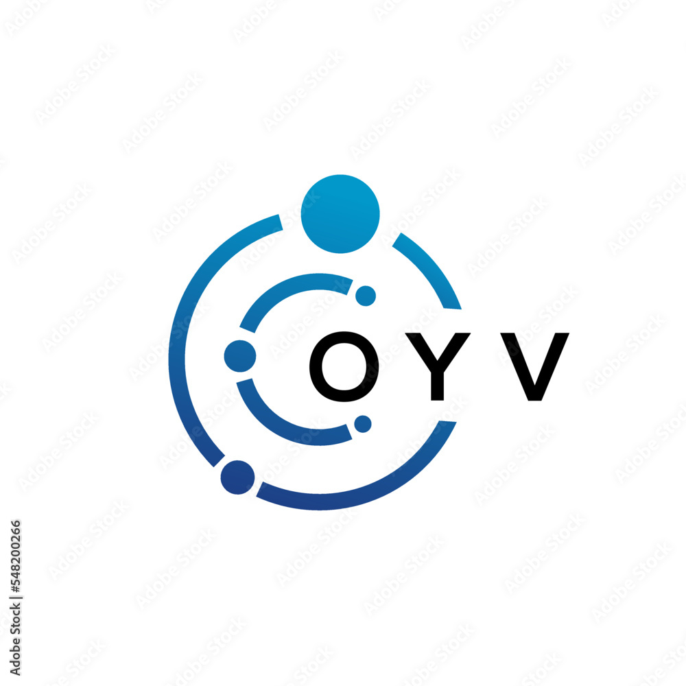 OYV letter technology logo design on white background. OYV creative initials letter IT logo concept. OYV letter design. OYV letter technology logo design on white background. OYV creative initials letter IT logo concept. OYV letter design.