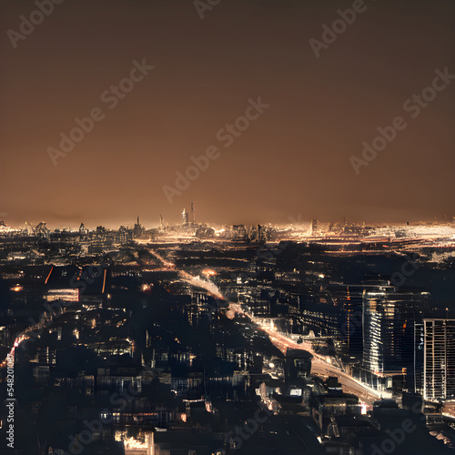 都会の夜景をイメージしたイラストです。 © Tokyo Design Club