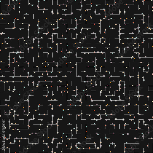 Decorative diagram colorful geometric figures background illustration