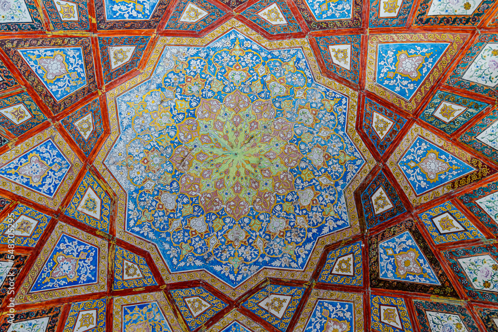 tiles in the mosque