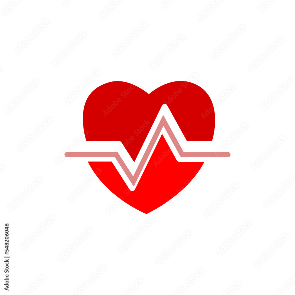 Heartbeat pulse vector icon. Love icon. Heartbeat pulse vector icon. Love icon.