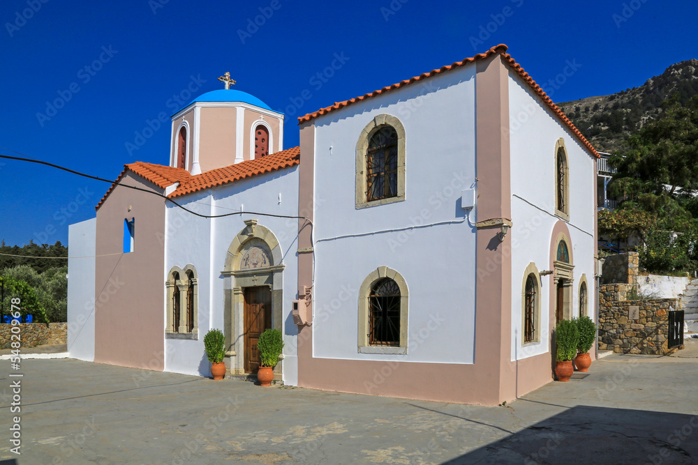 Kirche in Zia - Schöne Stadt auf der Insel Kos (Griechenland)