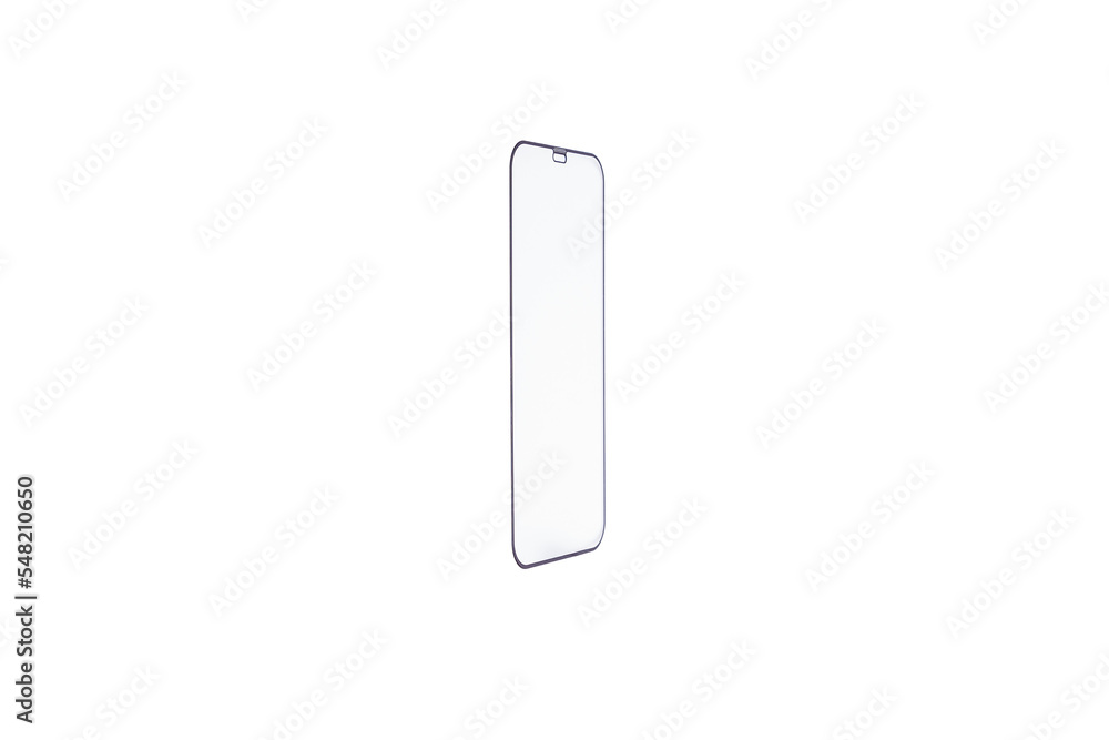 Protective screen for a mobile phone on a white background.