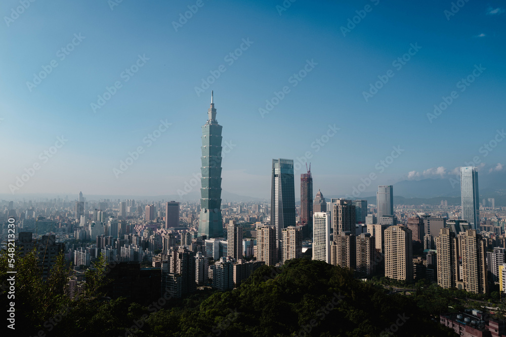 Taipei 101 cityscape, landscape, Taiwan