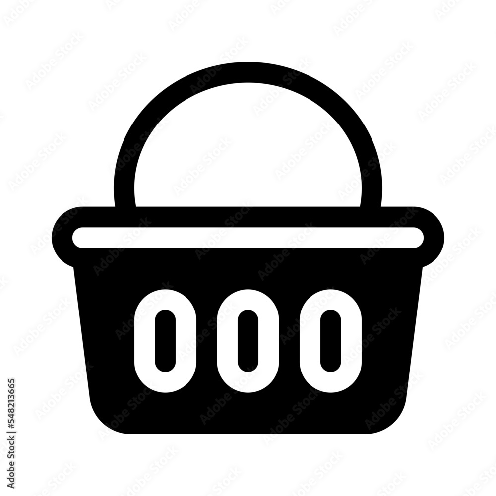 shopping basket glyph icon shopping basket glyph icon